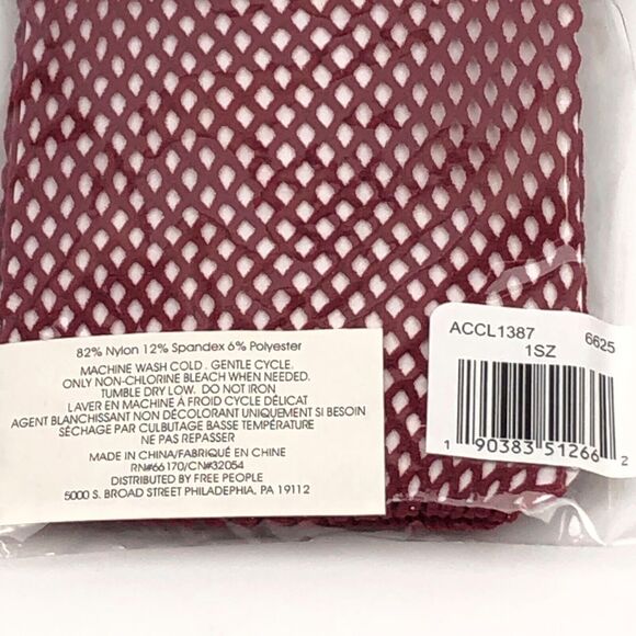 NEW Lot 2 Free People Riot Sport & Sugar Sugar Fishnet Ankle Socks Anklet OS - Picture 4 of 8